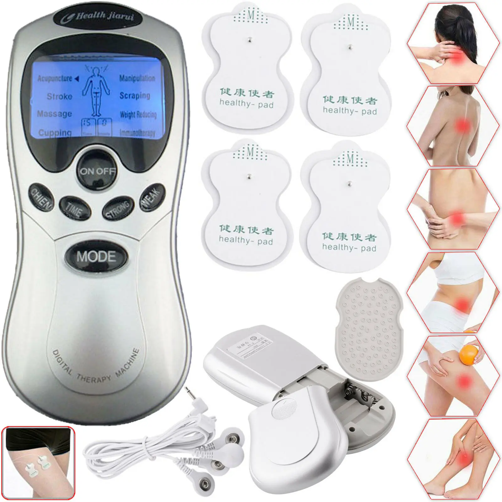 Picture of Acupuncture Body Massage Digital Therapy Massager Muscle Stimulator Electro stimulator - Massage Machine