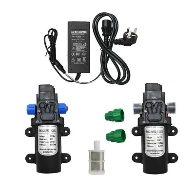 Picture of Bike  Car Washer Combo Water Pump Full Set, High Pressure DC12v Water Pump For Bike or Car Wash & Garden irrigation