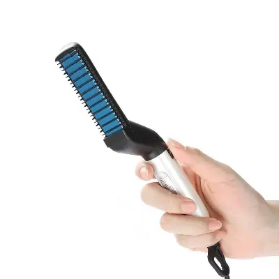 Picture of Modelling Comb Men Beard and Hair Quick Straightener Curling Straightener