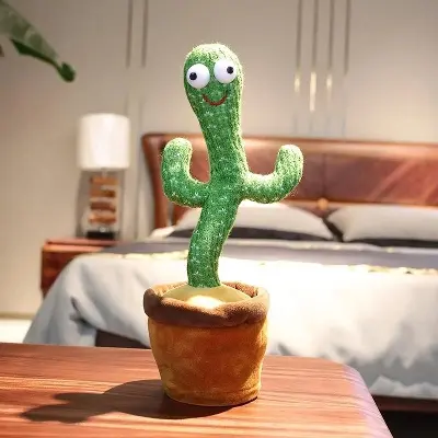 Picture of TALKING AND DANCING CACTUS PLUSH TOYS, HOME & OFFICE DECORATION SHOW PIECES (120 SONGS & RECHARGEABLE)