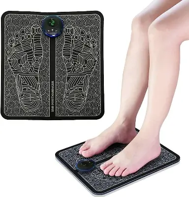 Picture of EMS Foot Massager Electronic Muscle Stimulator Massage Mat USB Rechargeable