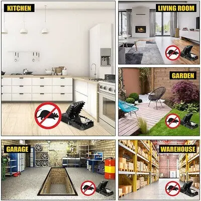 Picture of 2pcs Mouse Trap Mouse Finger Live Trap Rat trap Black