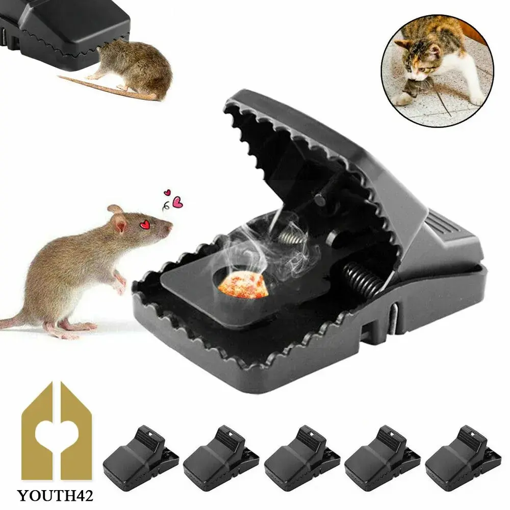 Picture of 2pcs Mouse Trap Mouse Finger Live Trap Rat trap Black