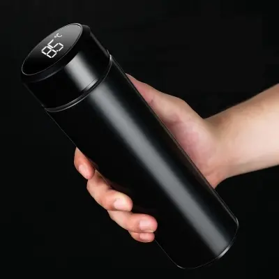 Picture of Stainless Steel Vacuum Thermal Flask 500 ml Smart Insulated Bottle with Temperature Display Hot Water, Coffee, Tea, Sport, Travel Bottles
