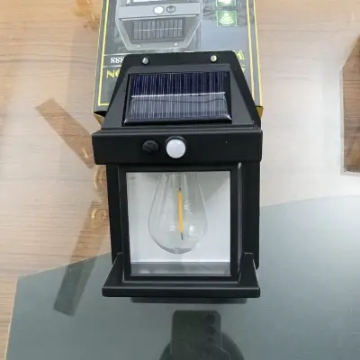 Picture of Solar Interaction Wall Solar Lamp Solar Charging Light - Black