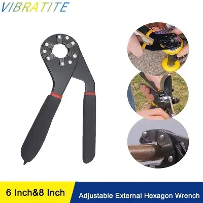 Picture of Bionic Wrench Socket Hardware Tool Adjustable Wrench by Logger Head Tools - Black