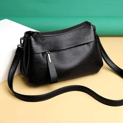 Picture of Crossbody Artificial Leather Women Shoulder Bag - High-Quality Leather Handbags, Designer Brand