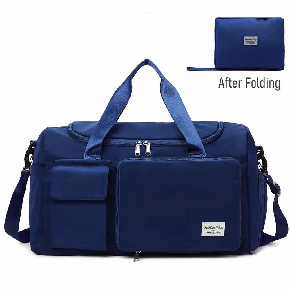 Picture of Large Capacity Folding Bag Travel Bags Tote Carry On Luggage Storage Hand Bag Waterproof Foldable Travel Bag