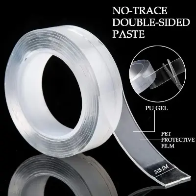 Picture of 135m Nano Tape Double-Sided Adhesive Tape Traceless Waterproof Tape For Bathroom Kitchen Sink Tap Gel Sticker
