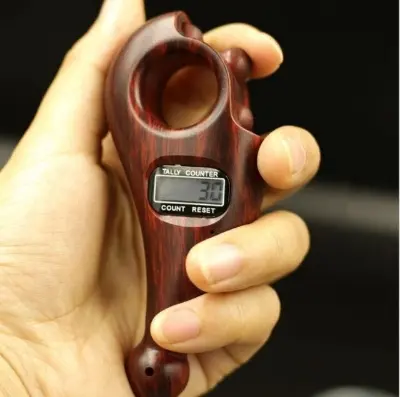 Picture of Muslim LED Compass Finger Tasbih Digital Beads Counter - Digital Tasbeeh Counter