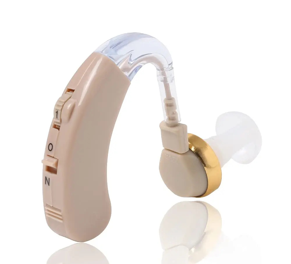 Picture of Hearing Aid Machine Ear Hearing Machine for Old Age - Pink