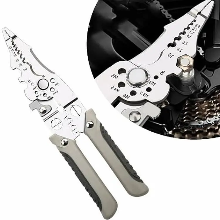 Picture of Multifunctional Wire Stripper Crimper Cable Cutter Pliers Electric Wire Cutter