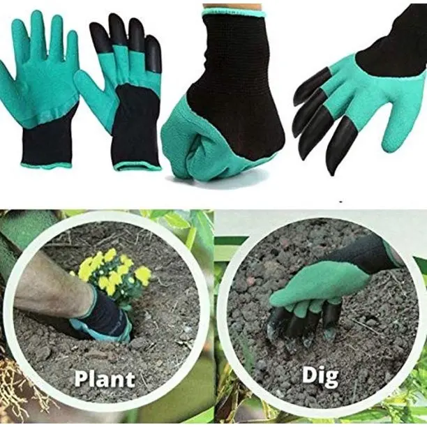 Picture of Garden Gloves for Pruning Roses 1 pair Gardening Gloves Gardening Tools - Multicolor
