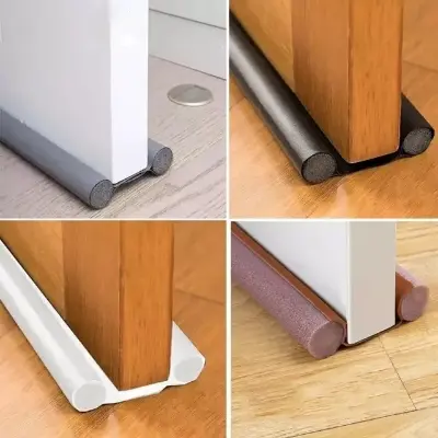 Picture of Door Draft and Dust Stopper Door Air Stopper Door Bottom Sealing Strip Door Draft Door gap and Dust Stopper Door Insect Protector - Multicolor
