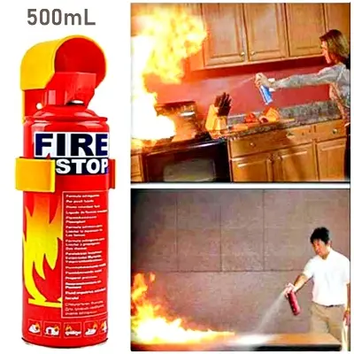 Picture of Fire Stop Spray - 500ml or use inside car and house Fire Extinguisher Fire Stop Spray - White