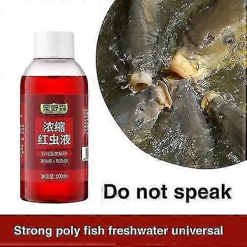Picture of Fish Bait Liquid Attractant Red Worm Fish Bait Attractant Enhancer Flavoured Fishing Bait Additive Fishing - Red