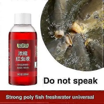 Picture of Fish Bait Liquid Attractant Red Worm Fish Bait Attractant Enhancer Flavoured Fishing Bait Additive Fishing - Red