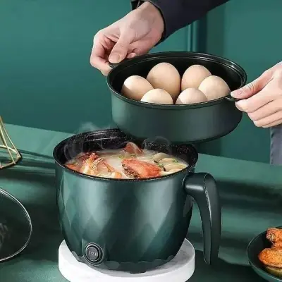 Picture of Multifunctional Non-stick Mini Rice Cooker Non-Coated Household Electric Cooker Electric Frying Pan - Multicolor