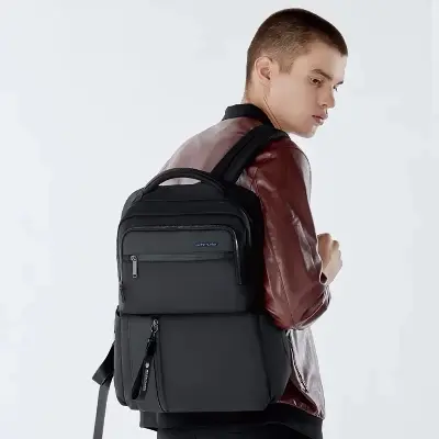 Picture of ARCTIC HUNTER 15.6 Inch Anti-Theft Waterproof Business Laptop Bag And Travel Backpack Travel Bag- Black - Black