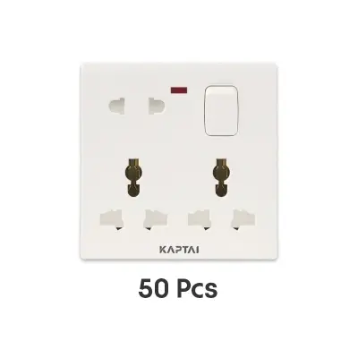 Picture of KAPTAI 8-Pin Multi Socket (50 Pcs)-White