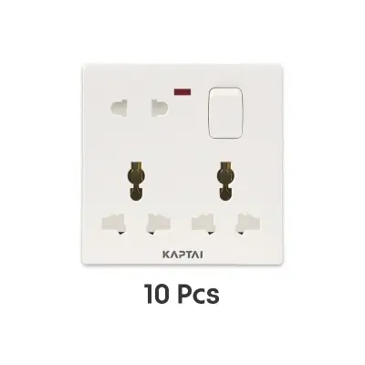 Picture of KAPTAI 8-Pin Multi Socket (10 Pcs)-White