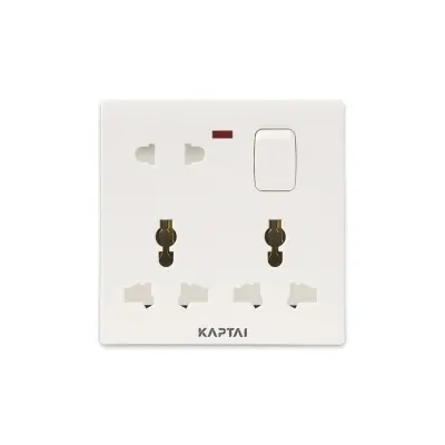 Picture of KAPTAI 8-Pin Multi Socket - 2U-White