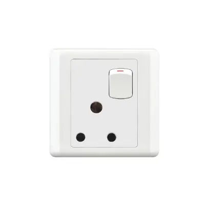 Picture of HEE New Classic 15A Round Switched Socket-White