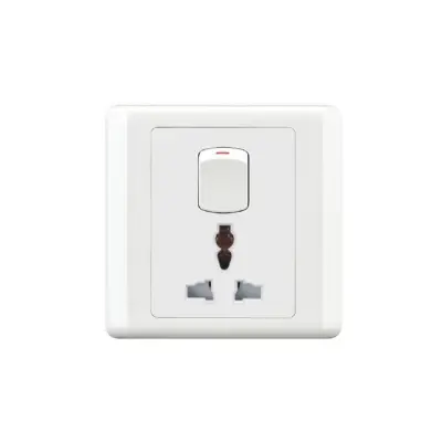 Picture of HEE By HAMKO New Classic 3 pin MF Switched Socket-White