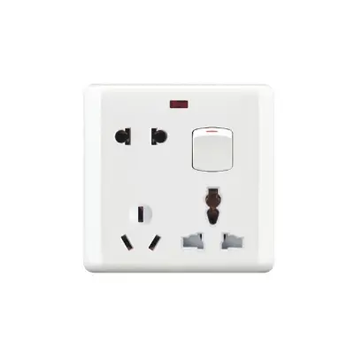 Picture of HEE By HAMKO New Classic 8 pin MF Switched Socket-White