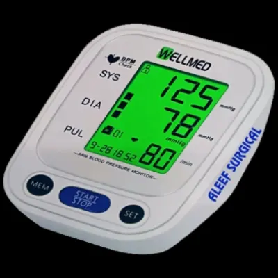 Picture of Wellmed Digital Blood Pressure Monitor - White,L (12.6 - 18.0 inch)