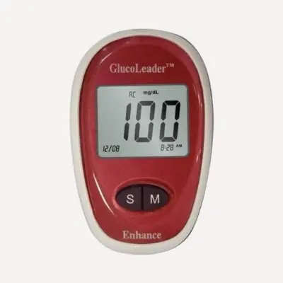 Picture of GlucoLeader Blood Glucose Monitoring System (Red) - Red