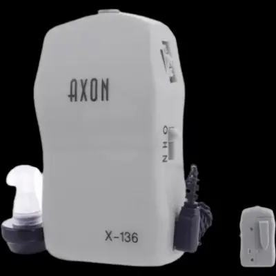 Picture of Axon Hearing Aid Sound Amplifier Device - White
