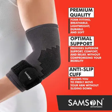 Picture of Samson Elbow Support - Black,(M Size)