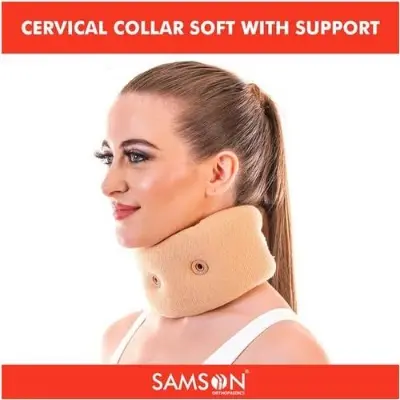 Picture of Samson CA-0102 Cervical Collar Soft with Support - Grey,(L Size)