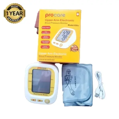 Picture of Procare 650S Digital Upper Arm Automatic Blood Pressure Monitor 1 Year Replacement Warranty USB Electric System - Multicolor,L (12.6 - 18.0 inch)