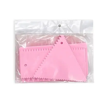 Picture of 3-Piece Cake Scraper Set for Icing, Fondant & Pastry Decorating