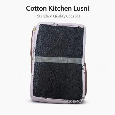 Picture of 8 Pcs Cotton Kitchen Lusni – Standard Quality Set