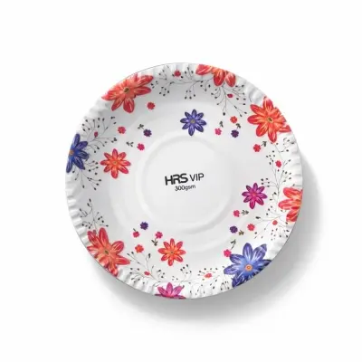 Picture of Disposable 300gsm Paper Plate One Time Party Plates 12 Inch – 50pcs