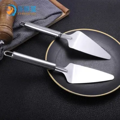 Picture of Durable Stainless Steel Pizza Shovel for Baking & Serving