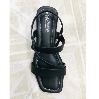 Picture of Slim and Fit Fashionable New Shape Street Style Flat Sandal for Ladies and Girls | 2 patti Belt