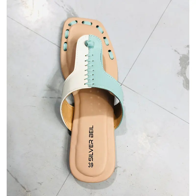 Picture of Girls ladies soft comfort beautiful design flat sandal | Ladies One bolt Flat Sandal