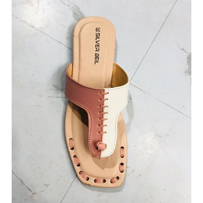 Picture of Girls ladies soft comfort beautiful design flat sandal | Ladies One bolt Flat Sandal