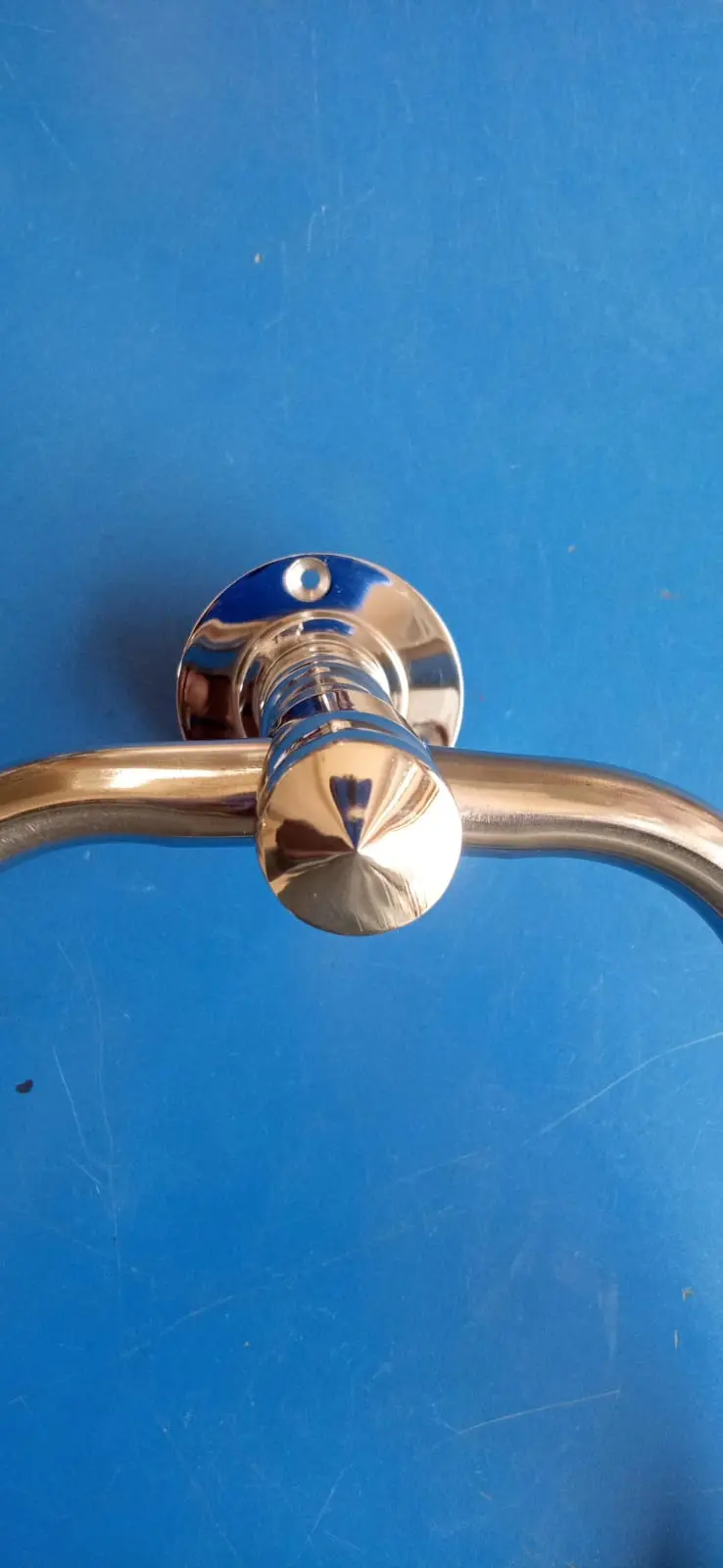 Picture of Triangle with Stainless Steel Towel Ring/Napkin Ring - Bathroom Towel Holder - Towel Hanger with Chrome Finish