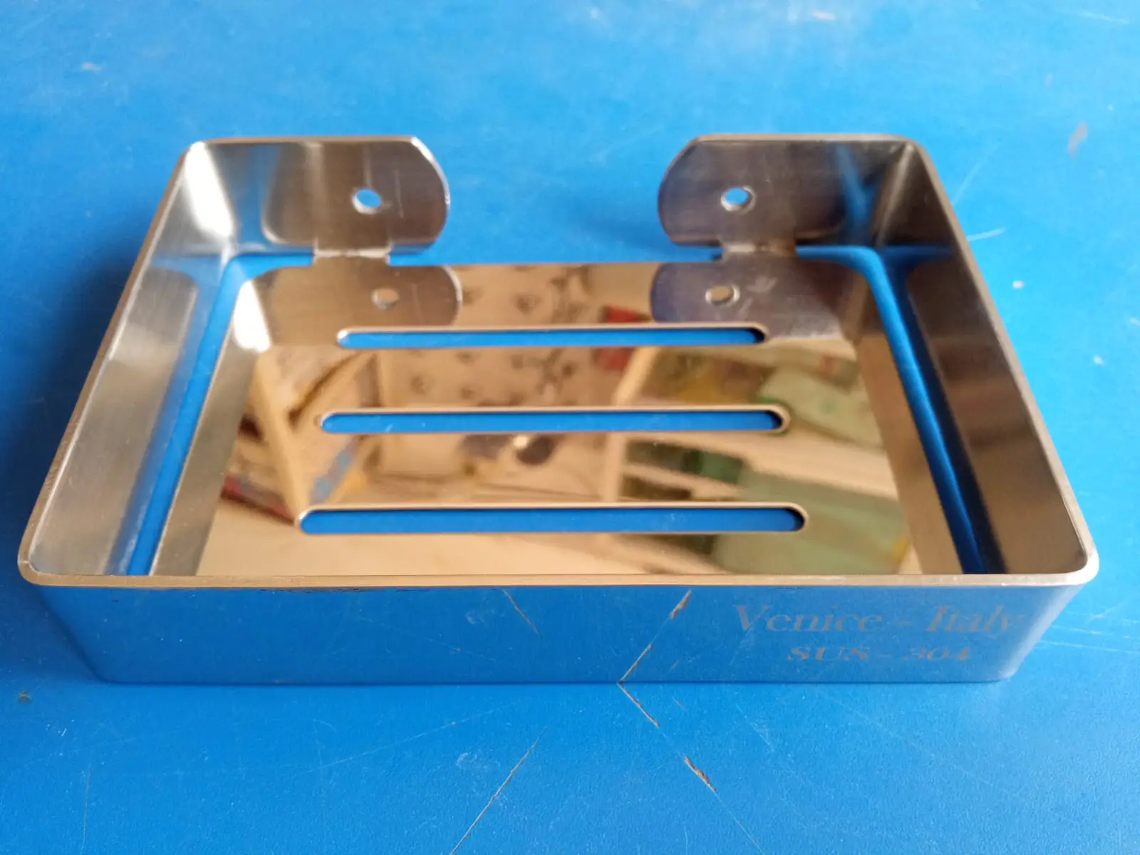 Picture of Soap Dish Stainless Steel Cover - Brush Holder (Silver)