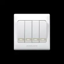 Picture of Rose four gang switch super star (Rose)