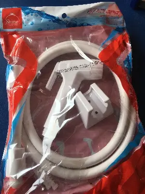 Picture of DELUXE Push/ Commode Shower - (White)