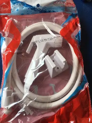 Picture of DELUXE Push/ Commode Shower - (White)