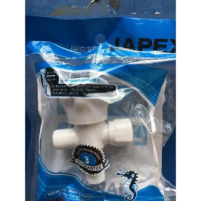 Picture of টু-ইন এংগেল স্টপ কক বনক্যাপ সহ - bathroom accessories (White)