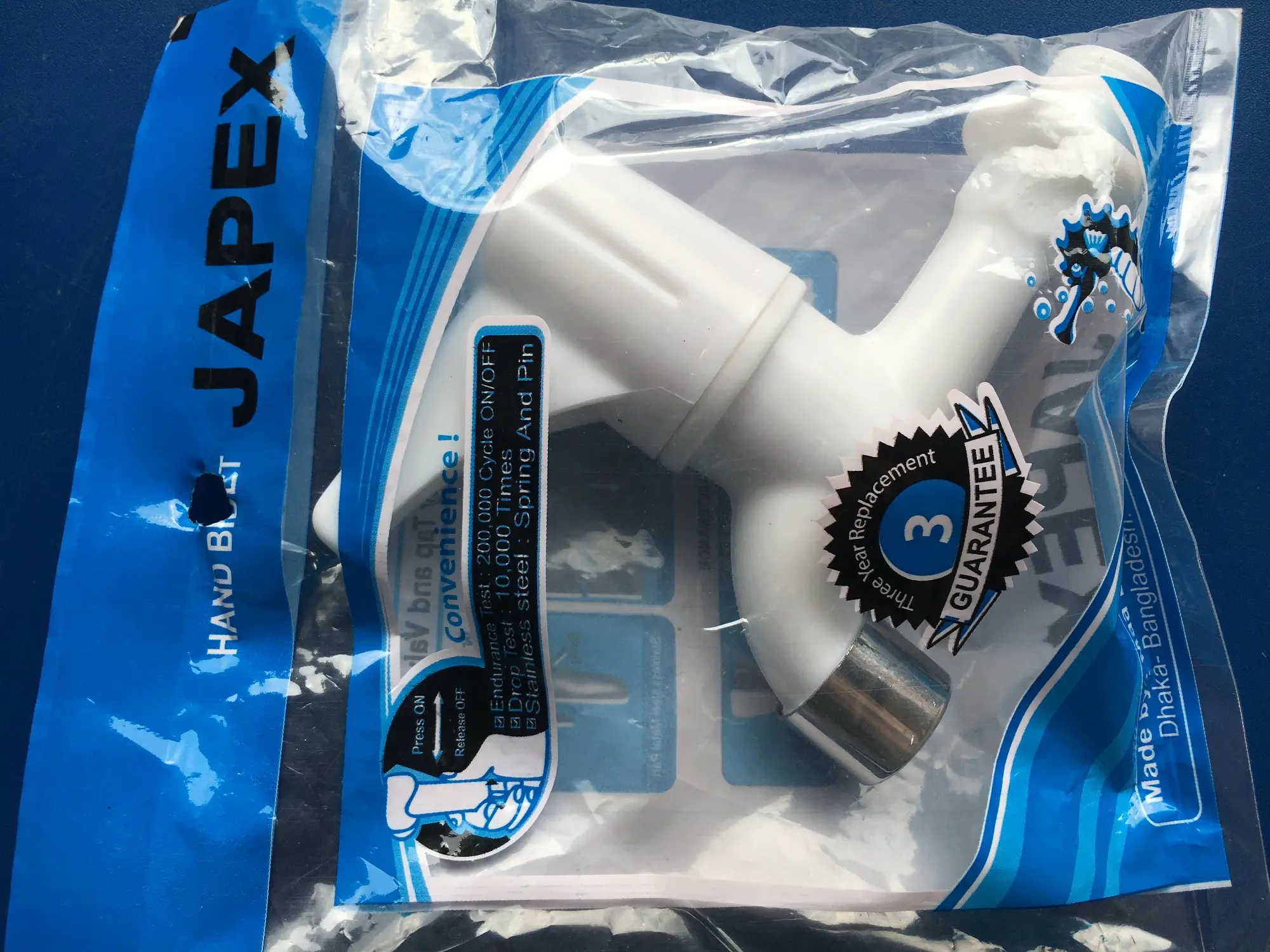 Picture of বাথরুম /রান্নাঘর এর জন্য হ্যান্ডেল পানির কল - bathroom accessories (White)