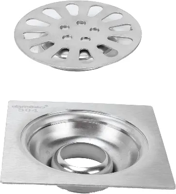 Picture of Bathroom/kitchen 5” floor drain conceal box jali (Silver)